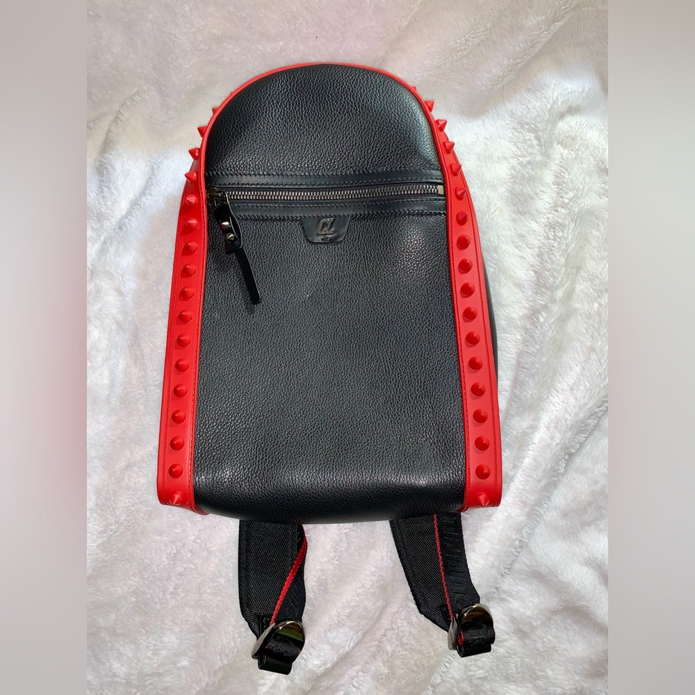 Christian Louboutin Small Backparis Leather Backpack